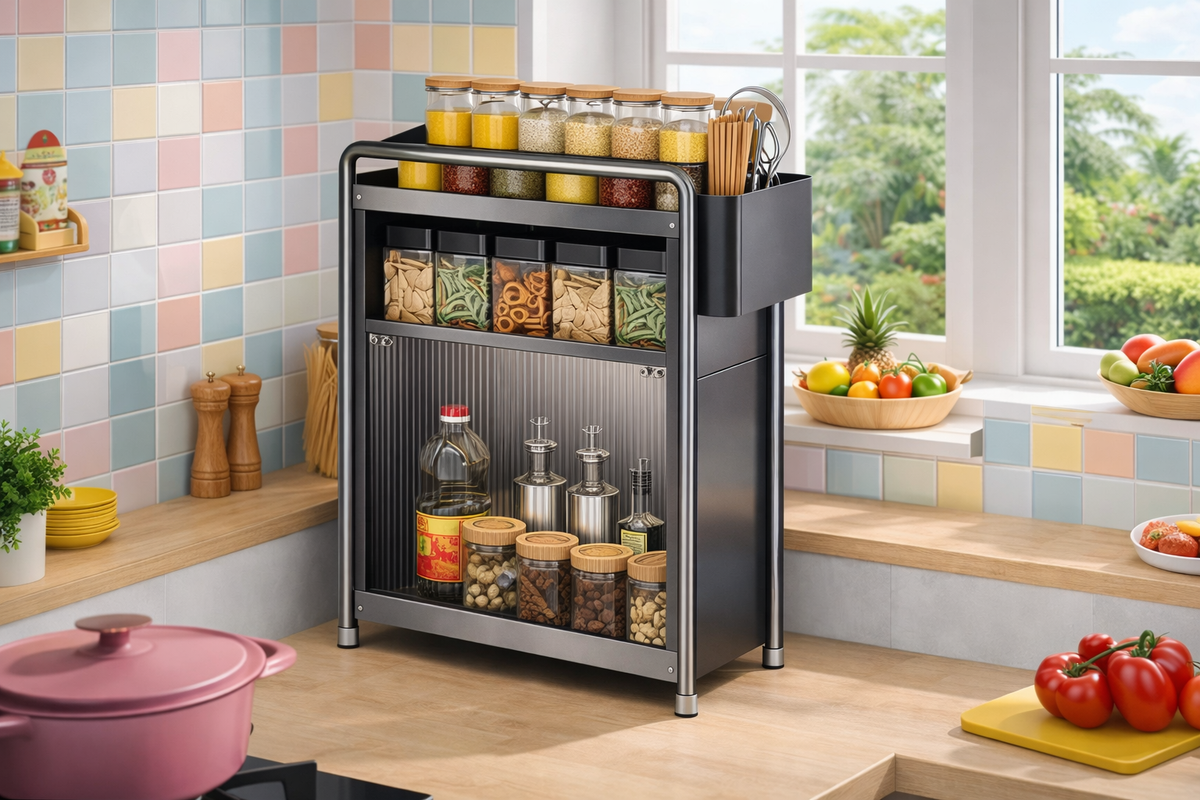 NAVOME™  Space Saver Multi-Tier Kitchen Organizer