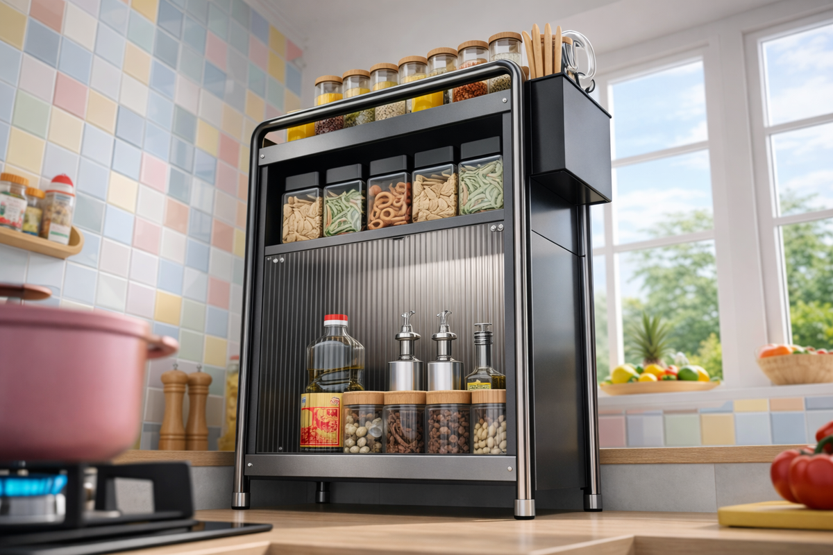 NAVOME™  Space Saver Multi-Tier Kitchen Organizer
