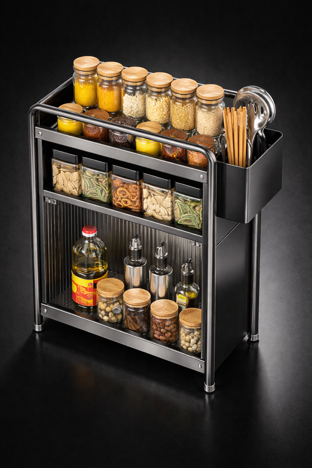 NAVOME™  Space Saver Multi-Tier Kitchen Organizer