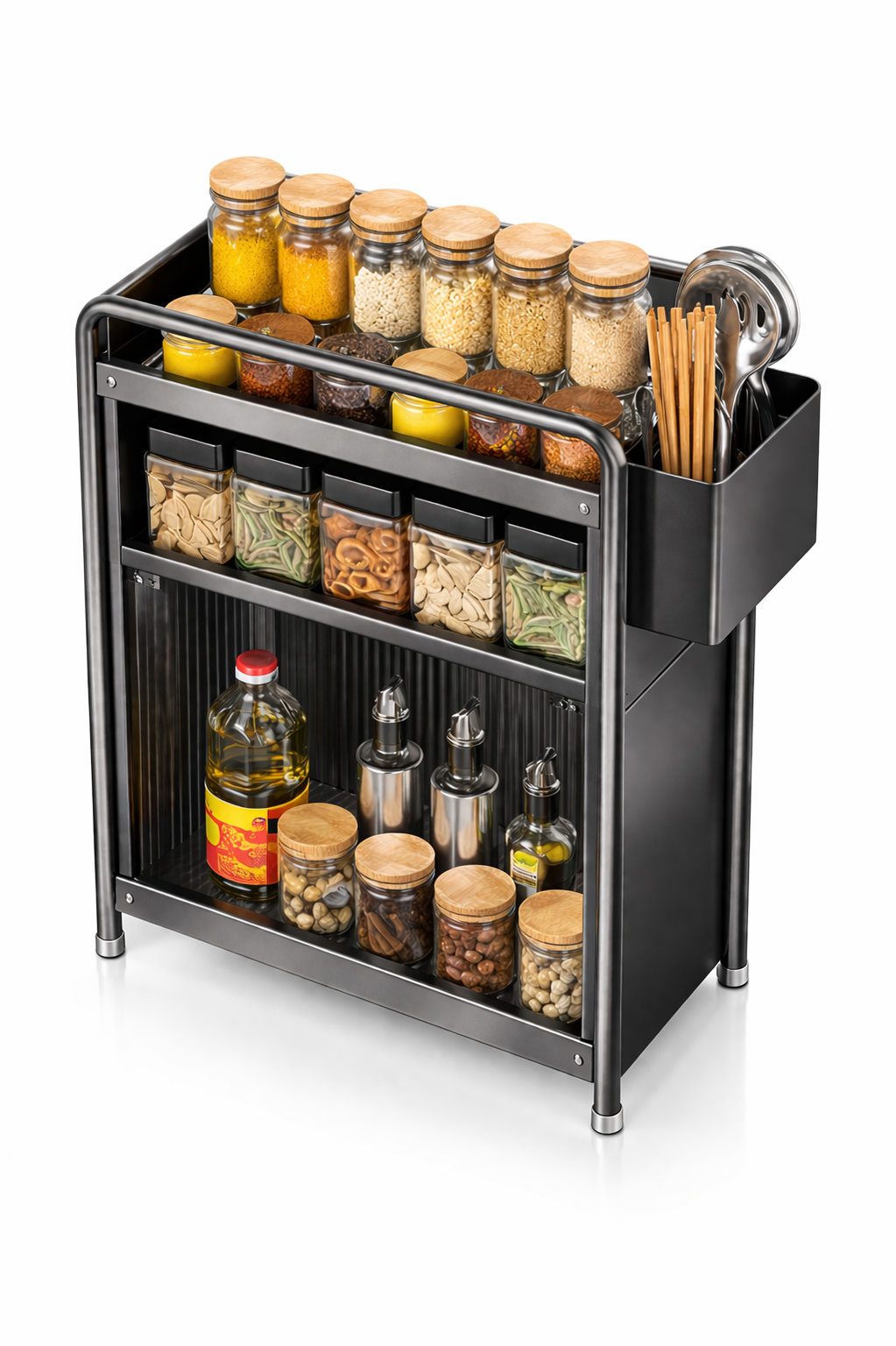 NAVOME™  Space Saver Multi-Tier Kitchen Organizer