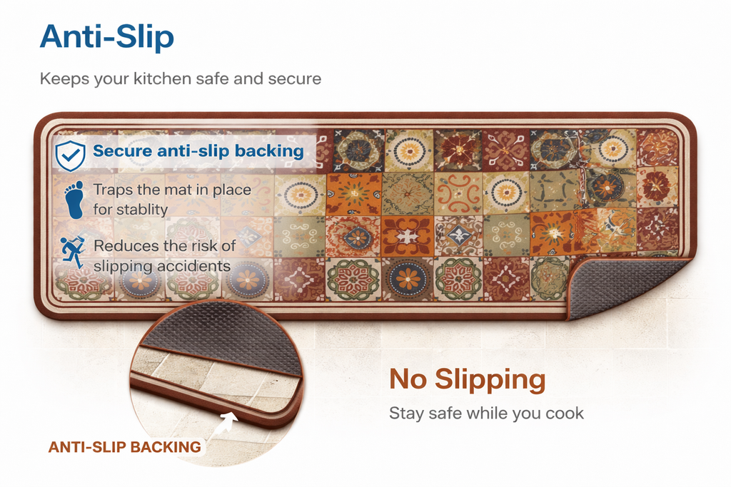 NAVOME™  Anti-Slip Absorbent Kitchen & Bathroom Rug