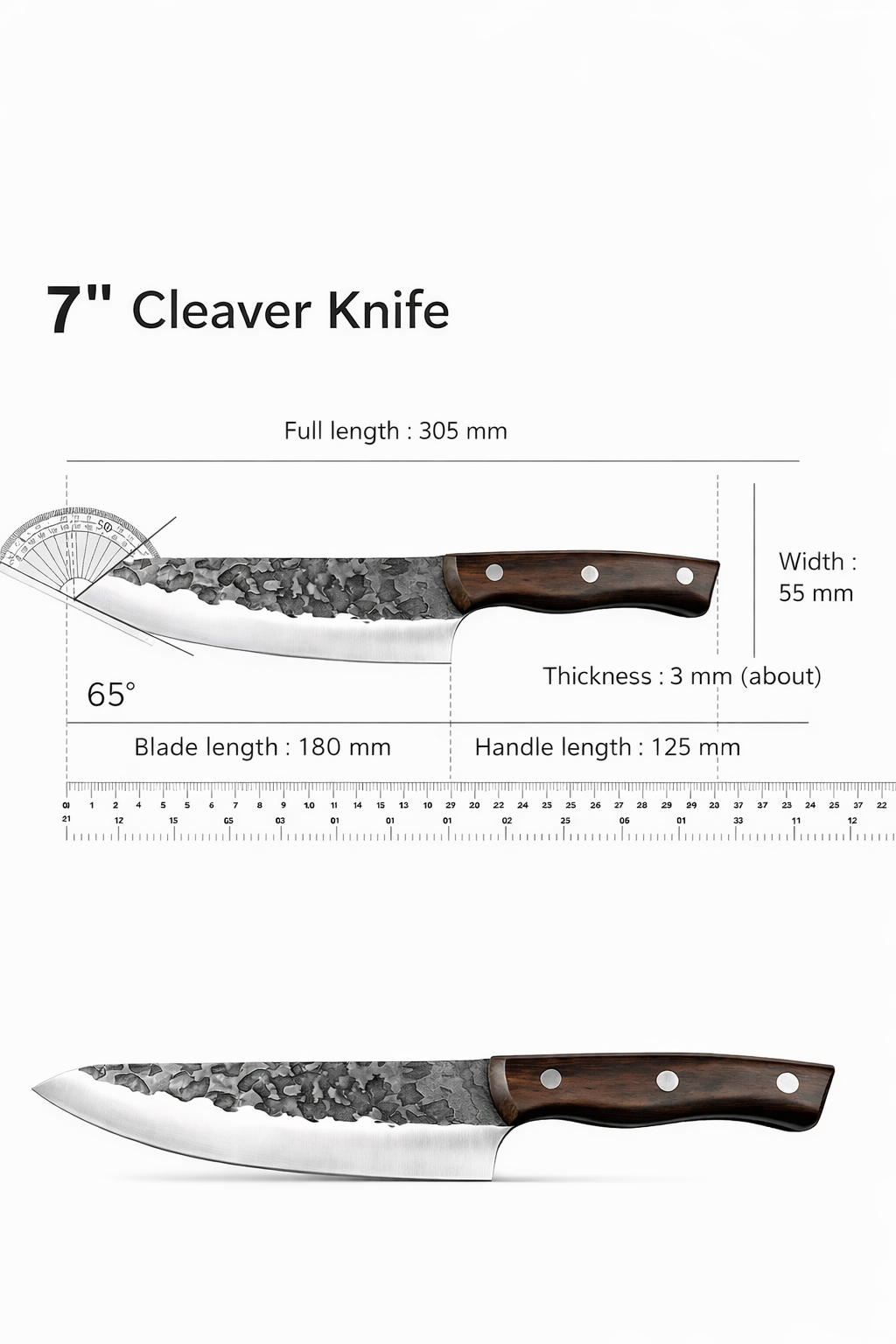 NAVOME™  Premium Meat Cleaver Knife