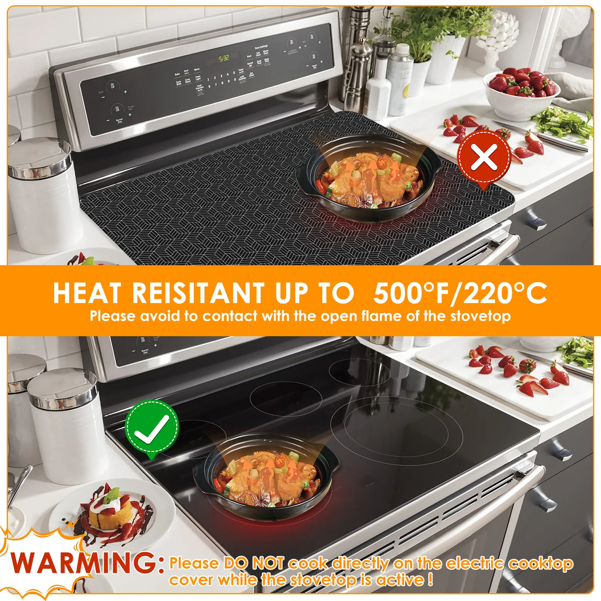 NAVOME™  Heat-Resistant Stove Top Protector